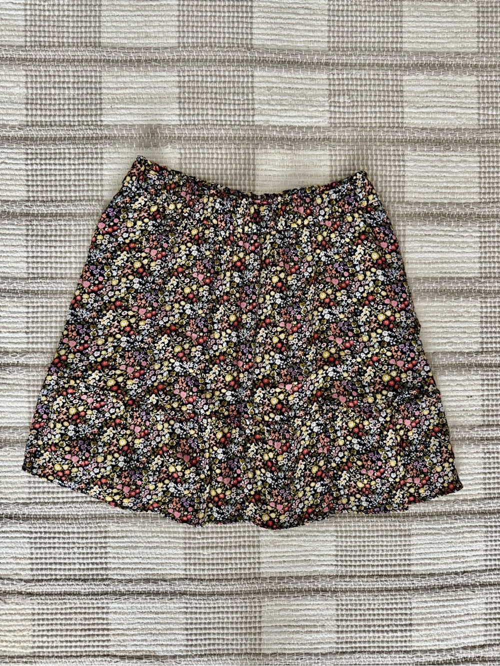 LOFT Tiered Floral Skirt